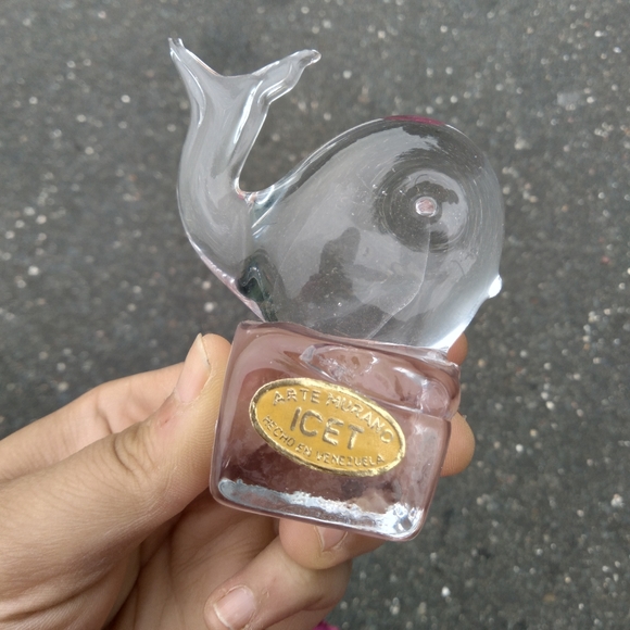 Arte Murano ICET glass whale vintage - Picture 1 of 11